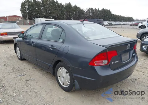 2006 Honda Civic Hybrid z USA, uszkodzony, nr VIN JHMFA36206S003297